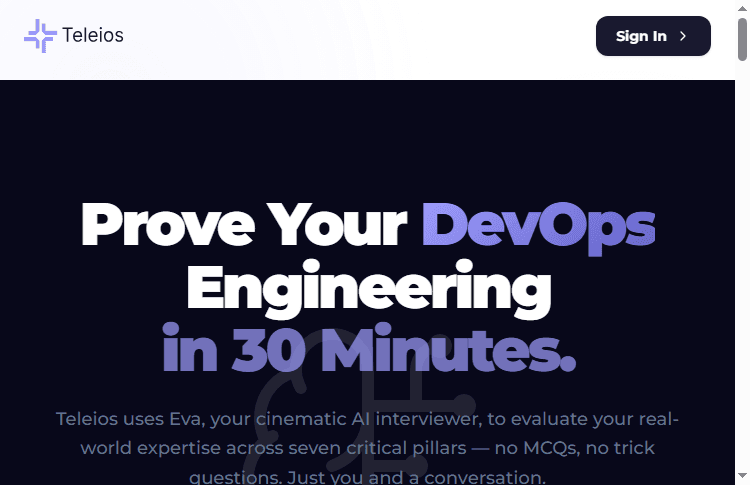 Teleios AI DevOps Assessment